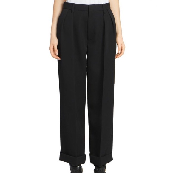 Runway Marc Jacobs Cuffed Wool Till Pants Size 4 - Picture 2 of 7